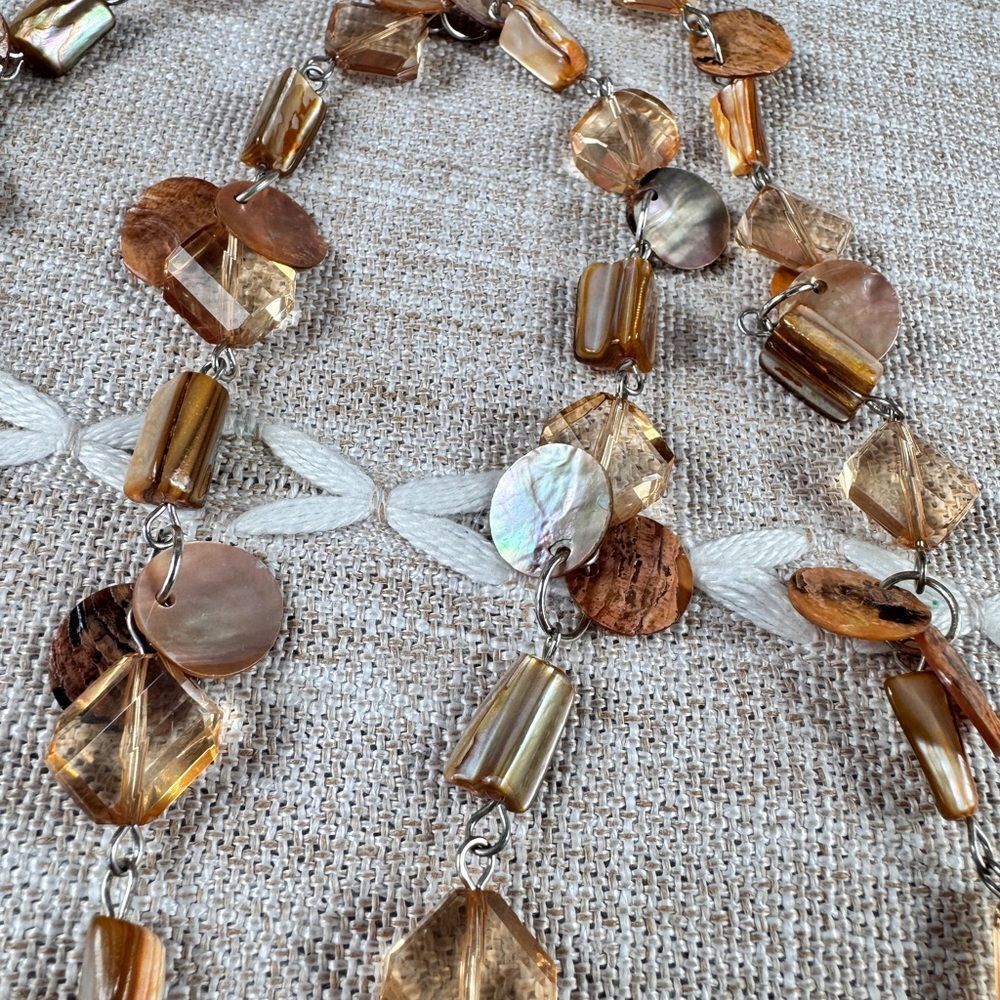 Abalone & Shell Necklace - Picture 3 of 11